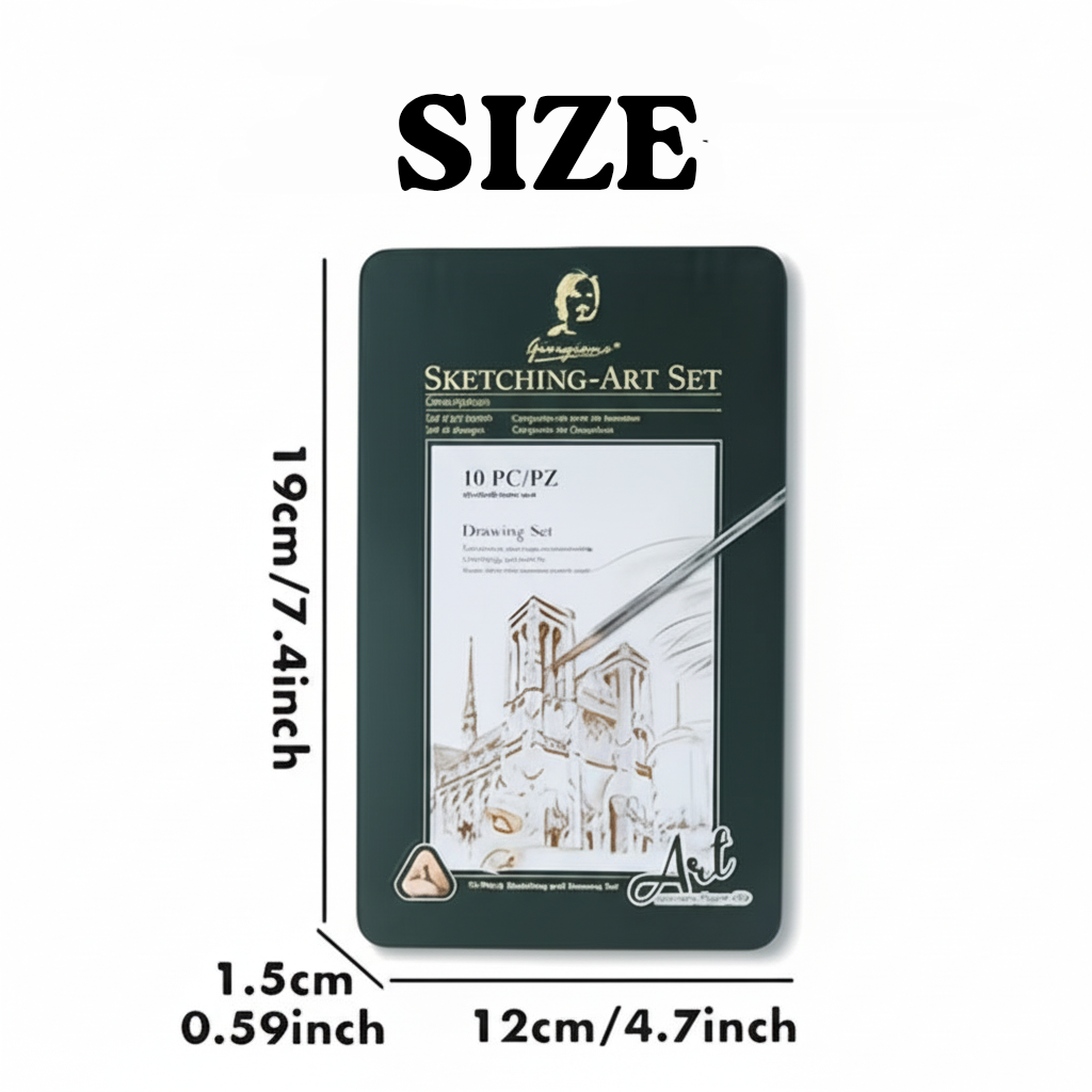 Giorgione 10pc Sketching Pencil Set