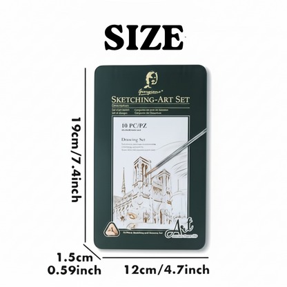 Giorgione 10pc Sketching Pencil Set