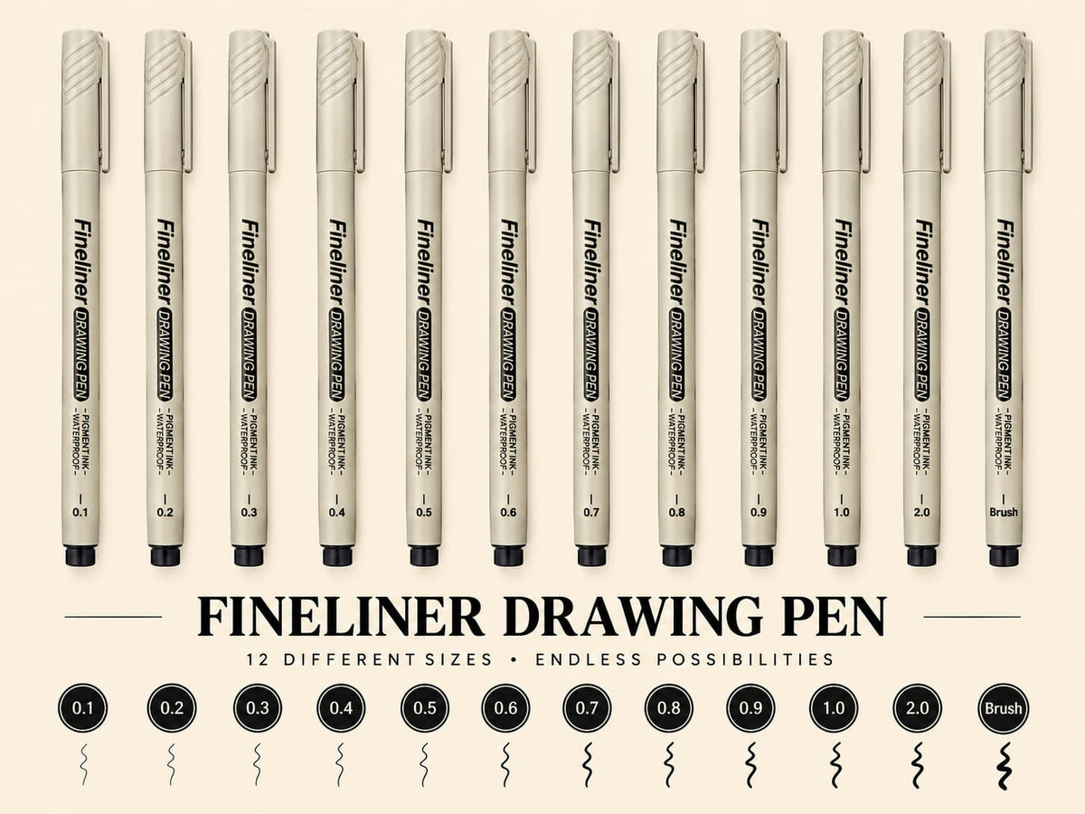 Fine Line Drawing Pens