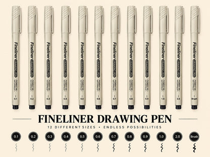 Fine Line Drawing Pens